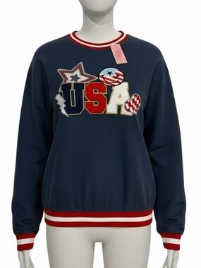 simply southern USA varsity sweatshirt